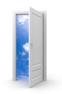 Door to sky - Hypnotherapy opens doors 